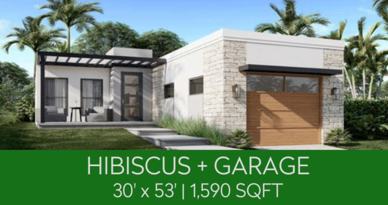 hibiscus 3 bedroom 2 bathroom garage