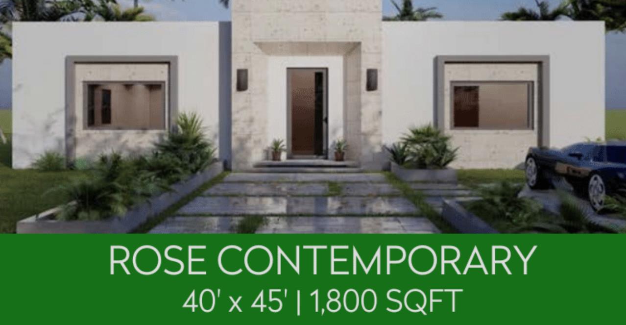 rose contemporary 3 bedroom 2 bathroom